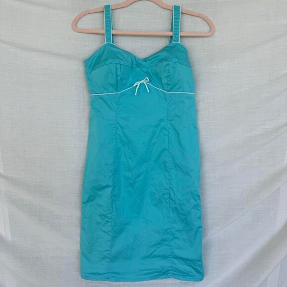 Vintage Blue Mini Dress - Picture 1 of 6
